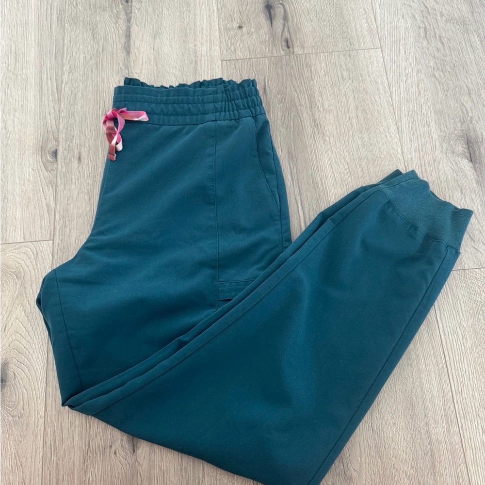 FIGS Caribbean blue joggers